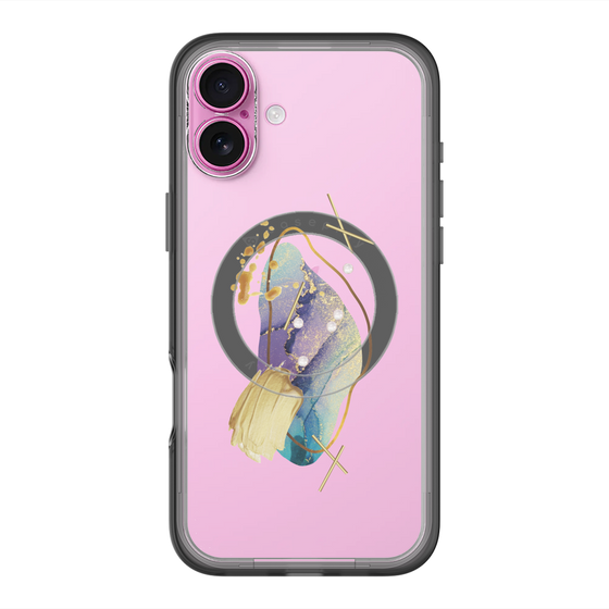 スリムプロテクションプレミアムケース with MagSafe［ Nuance Painting Blue ］