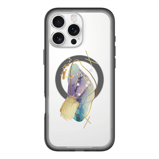 スリムプロテクションプレミアムケース with MagSafe［ Nuance Painting Blue ］