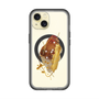 スリムプロテクションプレミアムケース with MagSafe［ Nuance Painting Brown ］