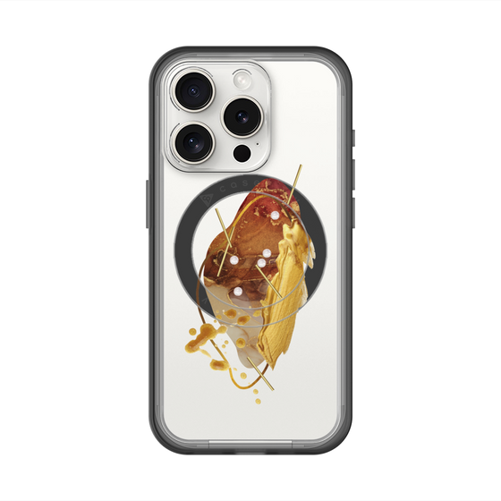 スリムプロテクションプレミアムケース with MagSafe［ Nuance Painting Brown ］