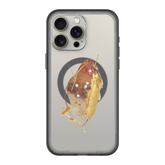 スリムプロテクションプレミアムケース with MagSafe［ Nuance Painting Brown ］