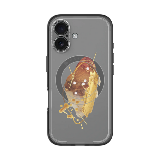 スリムプロテクションプレミアムケース with MagSafe［ Nuance Painting Brown ］