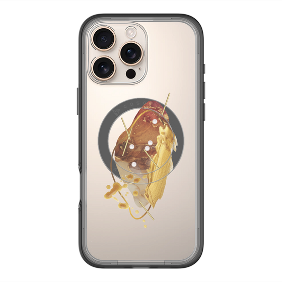 スリムプロテクションプレミアムケース with MagSafe［ Nuance Painting Brown ］