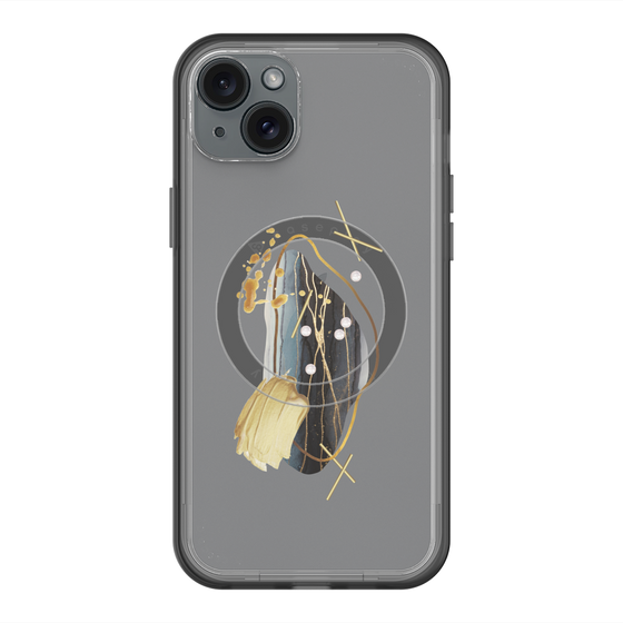 スリムプロテクションプレミアムケース with MagSafe［ Nuance Painting Black ］