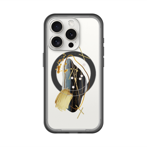 スリムプロテクションプレミアムケース with MagSafe［ Nuance Painting Black ］
