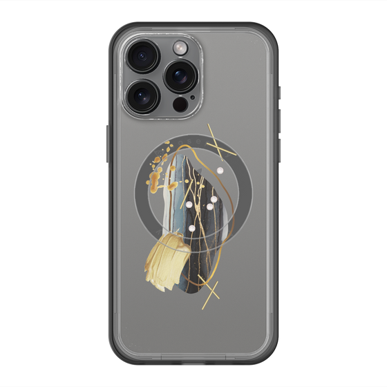 スリムプロテクションプレミアムケース with MagSafe［ Nuance Painting Black ］