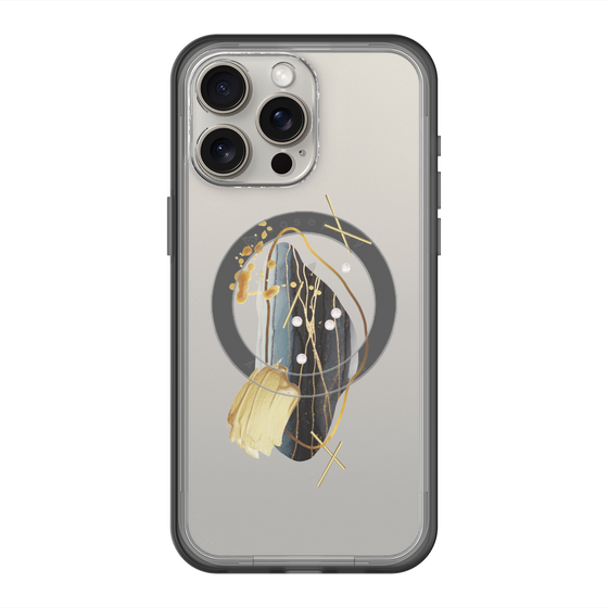 スリムプロテクションプレミアムケース with MagSafe［ Nuance Painting Black ］
