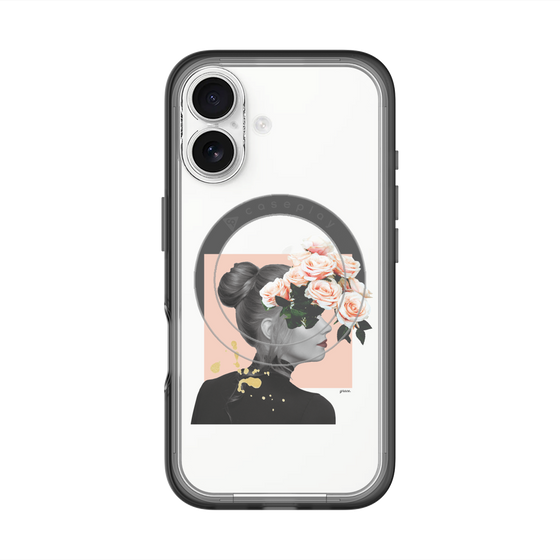 スリムプロテクションプレミアムケース with MagSafe［ grace. ］