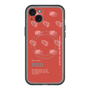 スリムプロテクションプレミアムケース with MagSafe［ RED-Meat ］