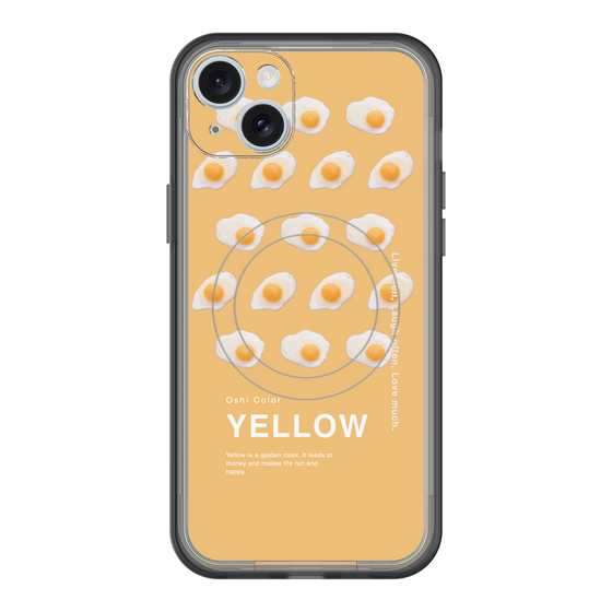 スリムプロテクションプレミアムケース with MagSafe［ YELLOW-Egg ］