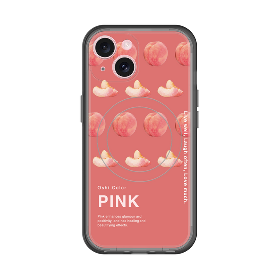スリムプロテクションプレミアムケース with MagSafe［ PINK-Peach ］