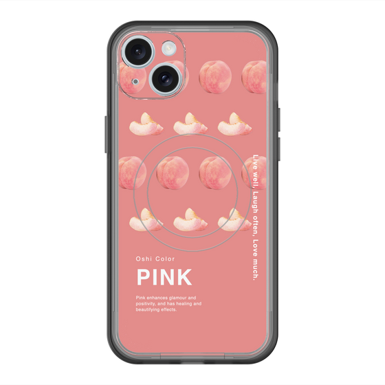 スリムプロテクションプレミアムケース with MagSafe［ PINK-Peach ］
