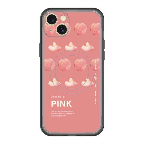 スリムプロテクションプレミアムケース with MagSafe［ PINK-Peach ］