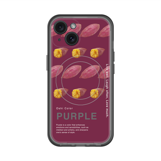 スリムプロテクションプレミアムケース with MagSafe［ PURPLE-Sweet potato ］
