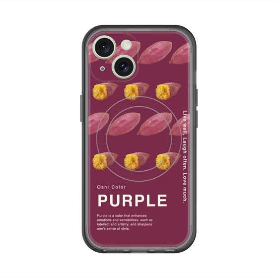 スリムプロテクションプレミアムケース with MagSafe［ PURPLE-Sweet potato ］