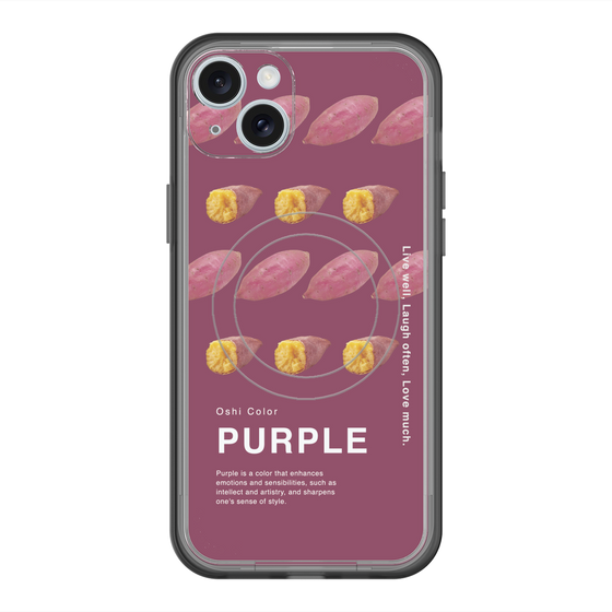 スリムプロテクションプレミアムケース with MagSafe［ PURPLE-Sweet potato ］