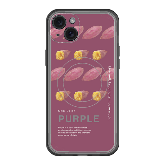 スリムプロテクションプレミアムケース with MagSafe［ PURPLE-Sweet potato ］