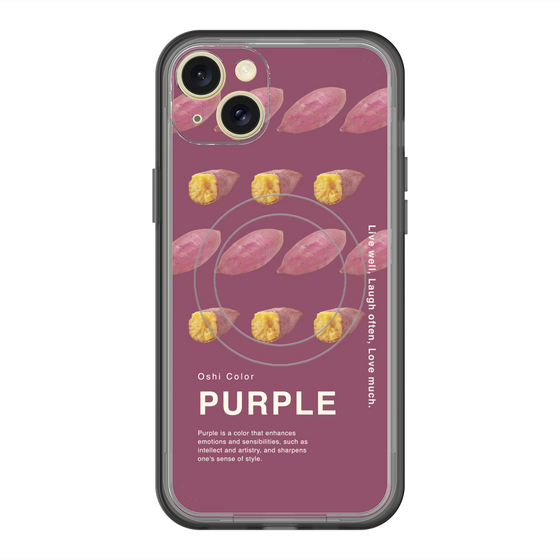 スリムプロテクションプレミアムケース with MagSafe［ PURPLE-Sweet potato ］