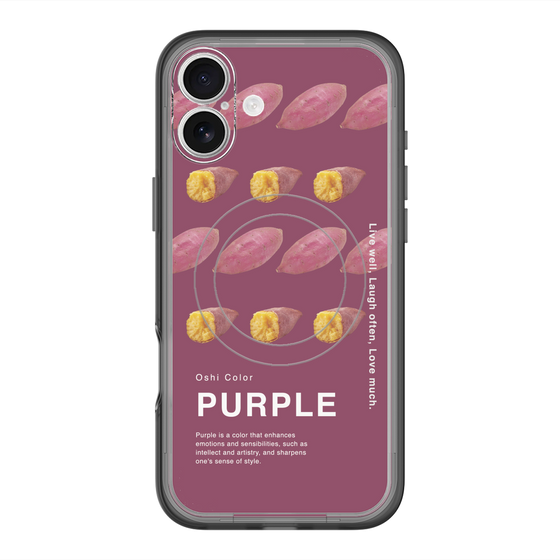 スリムプロテクションプレミアムケース with MagSafe［ PURPLE-Sweet potato ］