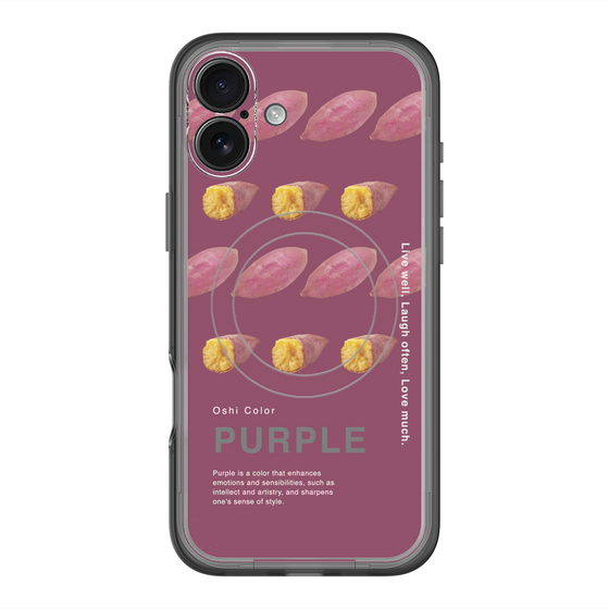 スリムプロテクションプレミアムケース with MagSafe［ PURPLE-Sweet potato ］