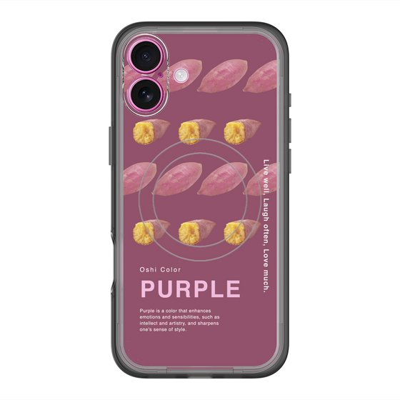 スリムプロテクションプレミアムケース with MagSafe［ PURPLE-Sweet potato ］