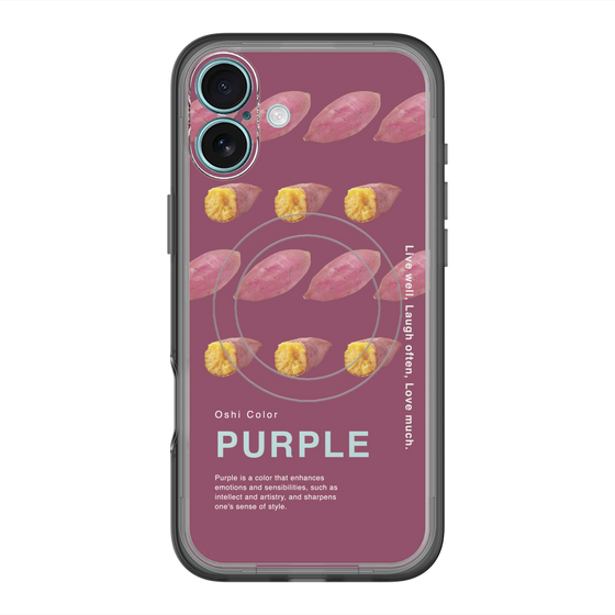 スリムプロテクションプレミアムケース with MagSafe［ PURPLE-Sweet potato ］