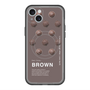 スリムプロテクションプレミアムケース with MagSafe［ BROWN-Chocolate ］