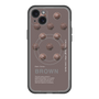 スリムプロテクションプレミアムケース with MagSafe［ BROWN-Chocolate ］