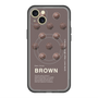スリムプロテクションプレミアムケース with MagSafe［ BROWN-Chocolate ］