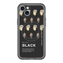 スリムプロテクションプレミアムケース with MagSafe［ BLACK-Oyster ］