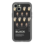 スリムプロテクションプレミアムケース with MagSafe［ BLACK-Oyster ］