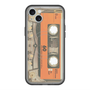 スリムプロテクションプレミアムケース with MagSafe［ RETORO CASSETTE TAPE - Skeleton Orange ］