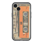 スリムプロテクションプレミアムケース with MagSafe［ RETORO CASSETTE TAPE - Skeleton Orange ］