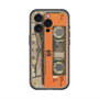 スリムプロテクションプレミアムケース with MagSafe［ RETORO CASSETTE TAPE - Skeleton Orange ］