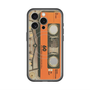 スリムプロテクションプレミアムケース with MagSafe［ RETORO CASSETTE TAPE - Skeleton Orange ］