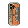 スリムプロテクションプレミアムケース with MagSafe［ RETORO CASSETTE TAPE - Skeleton Orange ］