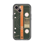 スリムプロテクションプレミアムケース with MagSafe［ RETORO CASSETTE TAPE - Opacity Black ］