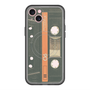 スリムプロテクションプレミアムケース with MagSafe［ RETORO CASSETTE TAPE - Opacity Black ］
