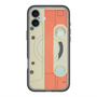 スリムプロテクションプレミアムケース with MagSafe［ RETORO CASSETTE TAPE - Opacity White ］