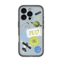 スリムプロテクションプレミアムケース with MagSafe［ Playful sticker - Dusty Blue ］