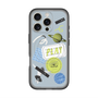 スリムプロテクションプレミアムケース with MagSafe［ Playful sticker - Dusty Blue ］