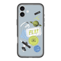 スリムプロテクションプレミアムケース with MagSafe［ Playful sticker - Dusty Blue ］