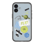 スリムプロテクションプレミアムケース with MagSafe［ Playful sticker - Dusty Blue ］