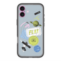 スリムプロテクションプレミアムケース with MagSafe［ Playful sticker - Dusty Blue ］