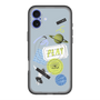 スリムプロテクションプレミアムケース with MagSafe［ Playful sticker - Dusty Blue ］