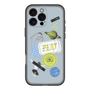 スリムプロテクションプレミアムケース with MagSafe［ Playful sticker - Dusty Blue ］