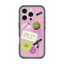 スリムプロテクションプレミアムケース with MagSafe［ Playful sticker - Dusty Pink ］
