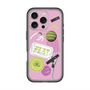 スリムプロテクションプレミアムケース with MagSafe［ Playful sticker - Dusty Pink ］