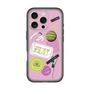 スリムプロテクションプレミアムケース with MagSafe［ Playful sticker - Dusty Pink ］
