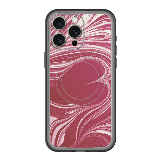 スリムプロテクションプレミアムケース with MagSafe［ y2k(Year2000) - Heart - Vivid Pink ］